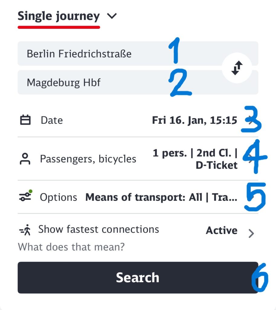 検索最初の画面